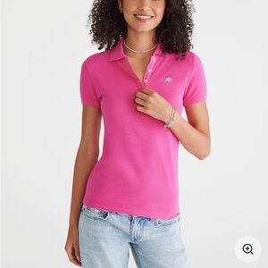 Aeropostale Women's Pink Polo Shirt size XS